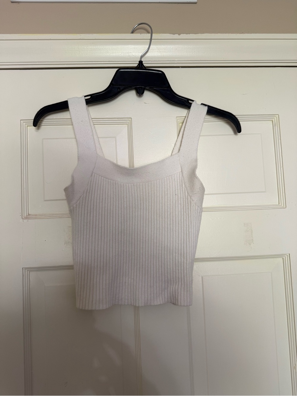 Abercrombie & Fitch White/Cream Tank Top - M